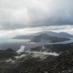 Vulcano vista dall'alto